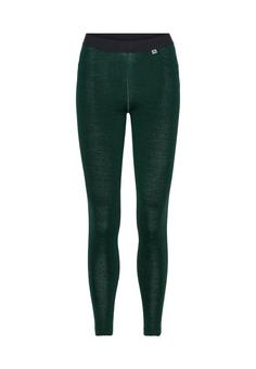 DANISH ENDURANCE Merino Thermounterhose Damen dark green