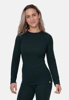 Rückansicht von DANISH ENDURANCE Merino Unterhemd Damen dark green
