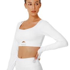 YEAZ HORIZON Funktionstop Damen Secret White