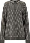 Whistler Borge Strickpullover Damen - 1011 Dark Grey Melange
