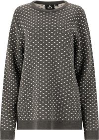 Whistler Borge Strickpullover Damen - 1011 Dark Grey Melange