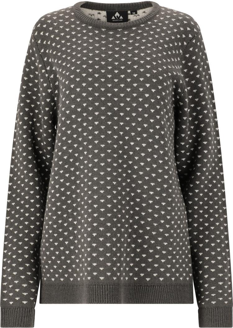 Whistler Whistler Borge Strickpullover Damen - 1011 Dark Grey Melange - 0 | SportScheck