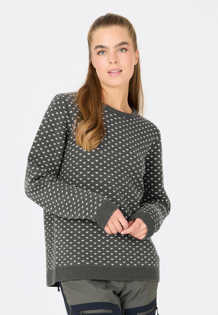 Whistler Whistler Borge Strickpullover Damen - 1011 Dark Grey Melange - 1 | SportScheck