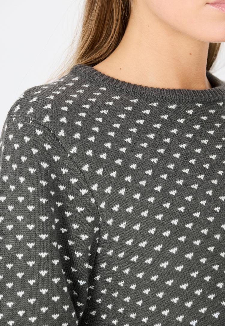 Whistler Whistler Borge Strickpullover Damen - 1011 Dark Grey Melange - 2 | SportScheck