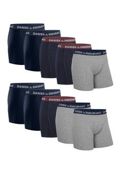 DANISH ENDURANCE Classic Trunks Boxershorts Herren navy/bordeaux/grey