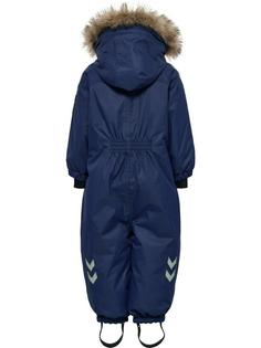 Rückansicht von hummel hmlMOON TEX SNOWSUIT Softshellhose Kinder !BLACK IRIS