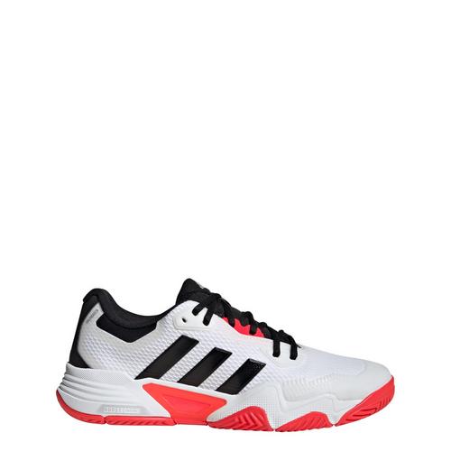 Rückansicht von adidas Solematch Control 2 Tennisschuh Tennisschuhe Cloud White / Core Black / Silver Metallic