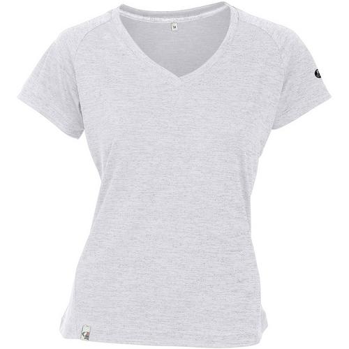 Rückansicht von Maul Sport T-Shirt Damen Weiß9515