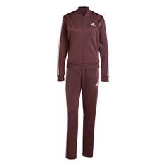 adidas Essentials 3-Streifen Trainingsanzug Trainingsanzug Damen Aurora Ruby