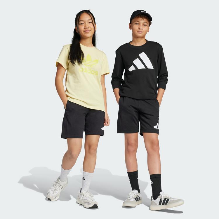 adidas adidas Essentials Kids Shorts Funktionsshorts Kinder - Black / White - 0 | SportScheck