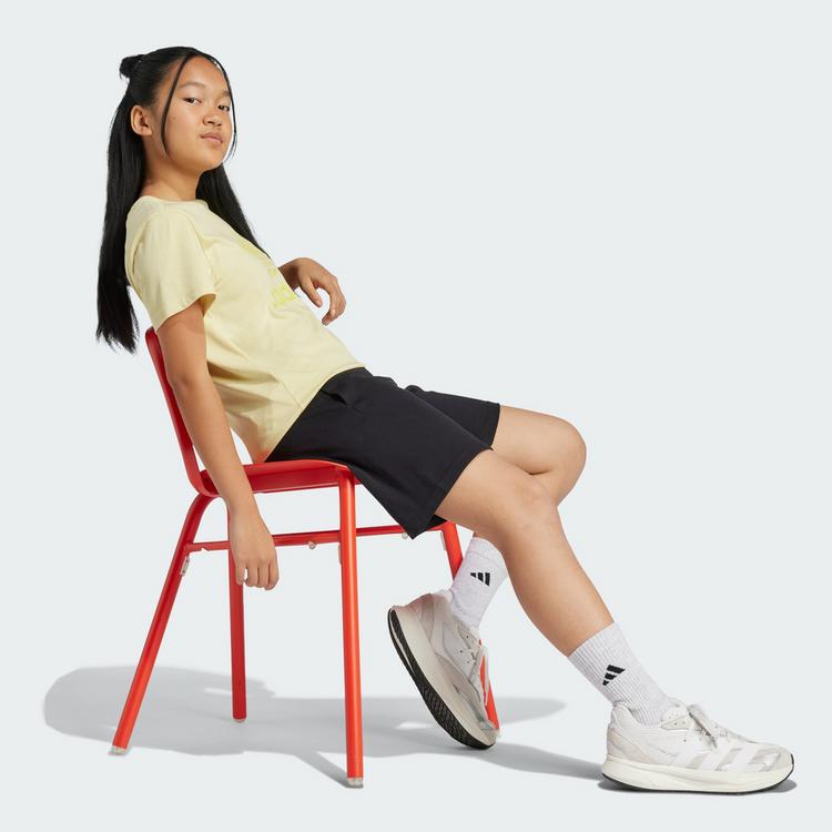 adidas adidas Essentials Kids Shorts Funktionsshorts Kinder - Black / White - 0 | SportScheck