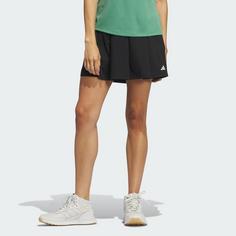 Rückansicht von adidas Women's Ultimate365 Tour Pleated Skort Kleid Damen Black