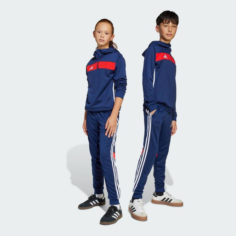 adidas adidas Tiro 25 Essentials Kids Jogginghose Trainingshose Kinder - Team Navy / Red - 1 | SportScheck