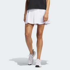 Rückansicht von adidas Women's Ultimate365 Tour Pleated Skort Kleid Damen White