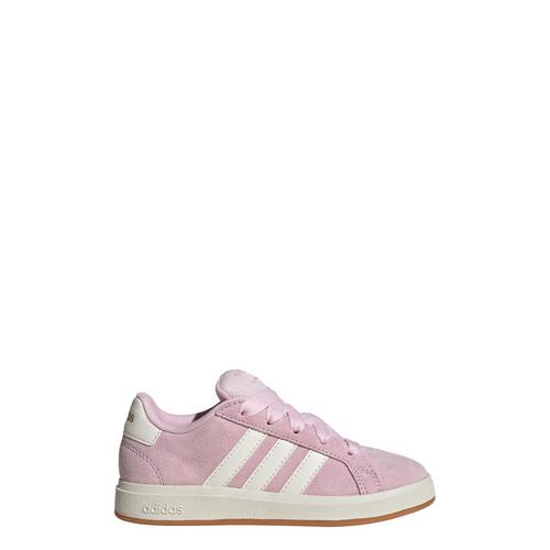 Rückansicht von adidas Grand Court 00s Kids Schuh Sneaker Kinder Clear Pink / Off White / Gum