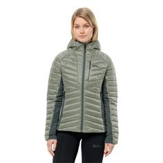 Rückansicht von Jack Wolfskin ROUTEBURN PRO INS JKT W Funktionsjacke Damen mint leaf