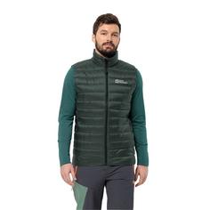 Rückansicht von Jack Wolfskin PILVI DOWN VEST M Daunenweste Herren black olive