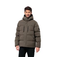 Rückansicht von Jack Wolfskin ROEMERTOR JKT M Daunenjacke Herren cold coffee