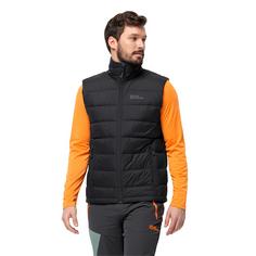 Rückansicht von Jack Wolfskin ATHER DOWN VEST M Outdoorweste Herren black