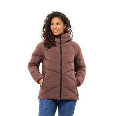 Rückansicht von Jack Wolfskin MARIENPLATZ JKT W Daunenjacke Damen wild ginger