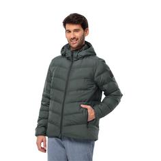 Rückansicht von Jack Wolfskin COLONIUS JKT M Daunenjacke Herren slate green