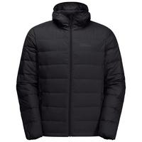 Jack Wolfskin ATHER DOWN HOODY M Daunenjacke Herren - black