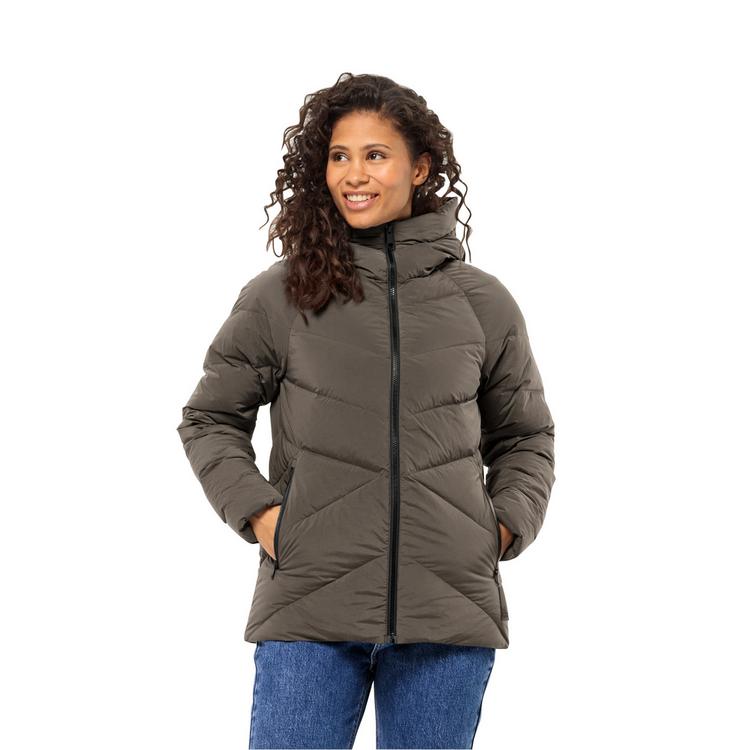 Jack Wolfskin Jack Wolfskin MARIENPLATZ JKT W Daunenjacke Damen - cold coffee - 0 | SportScheck