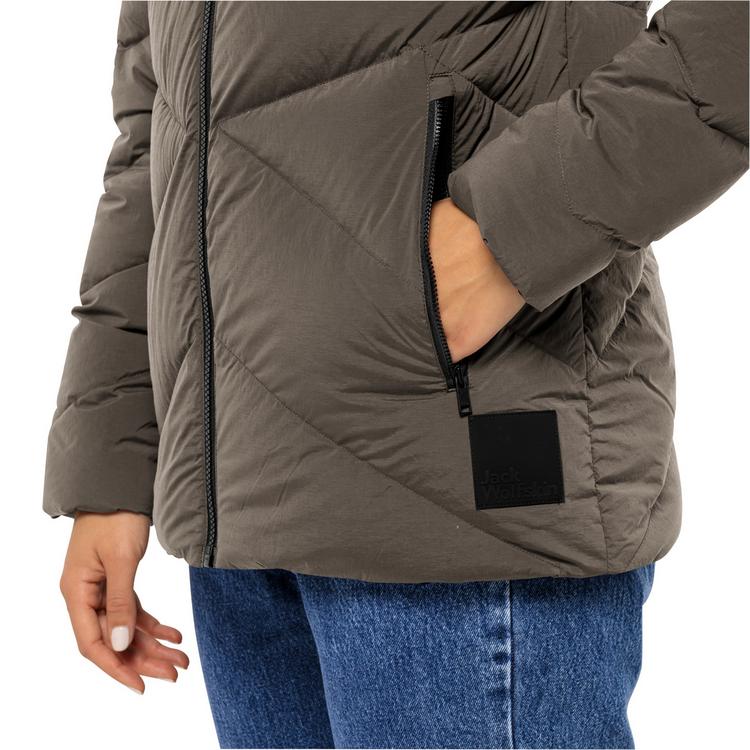 Jack Wolfskin Jack Wolfskin MARIENPLATZ JKT W Daunenjacke Damen - cold coffee - 2 | SportScheck