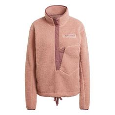 adidas Terrex Xploric High Pile Fleece Oberteil Fleecejacke Damen Warm Clay