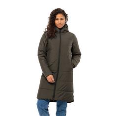 Rückansicht von Jack Wolfskin DEUTZER COAT W Funktionsmantel Damen cold coffee