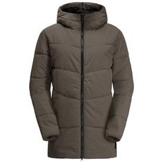 Jack Wolfskin KAROLINGER LONG JKT W Funktionsjacke Damen cold coffee