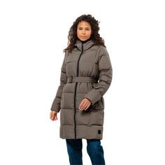 Rückansicht von Jack Wolfskin FROZEN LAKE COAT W Daunenmantel Damen cold coffee