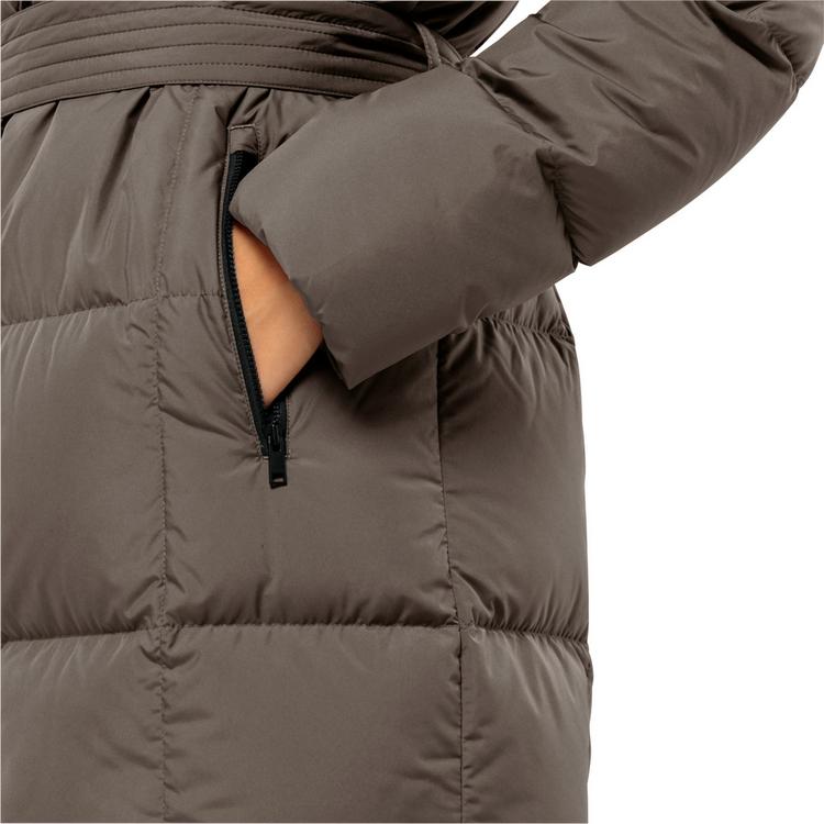 Jack Wolfskin Jack Wolfskin FROZEN LAKE COAT W Daunenmantel Damen - cold coffee - 2 | SportScheck