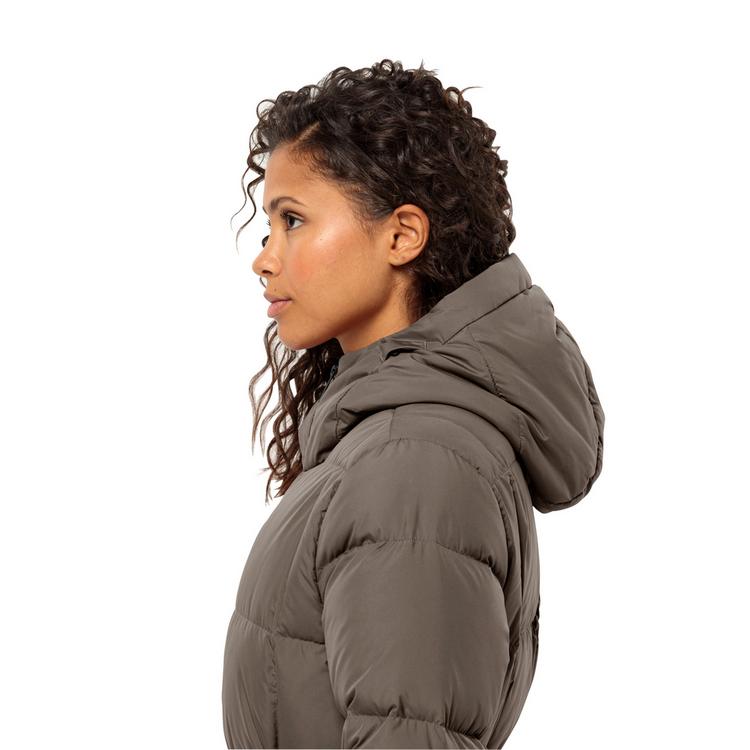 Jack Wolfskin Jack Wolfskin FROZEN LAKE COAT W Daunenmantel Damen - cold coffee - 4 | SportScheck