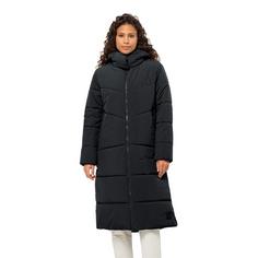 Rückansicht von Jack Wolfskin KAROLINGER LONG COAT W Funktionsmantel Damen phantom