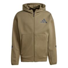 adidas New adidas Z.N.E. Zip-Hoodie Hoodie Herren Olive Strata