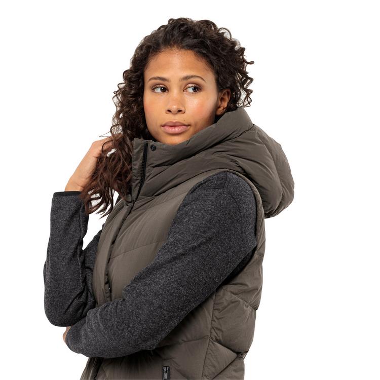 Jack Wolfskin Jack Wolfskin MARIENPLATZ VEST W Outdoorweste Damen - cold coffee - 2 | SportScheck