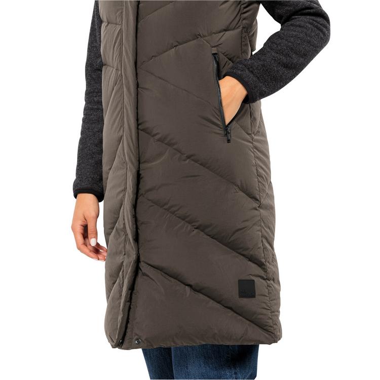 Jack Wolfskin Jack Wolfskin MARIENPLATZ VEST W Outdoorweste Damen - cold coffee - 3 | SportScheck