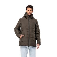 Rückansicht von Jack Wolfskin DEUTZER LONG JKT M Parka Herren cold coffee