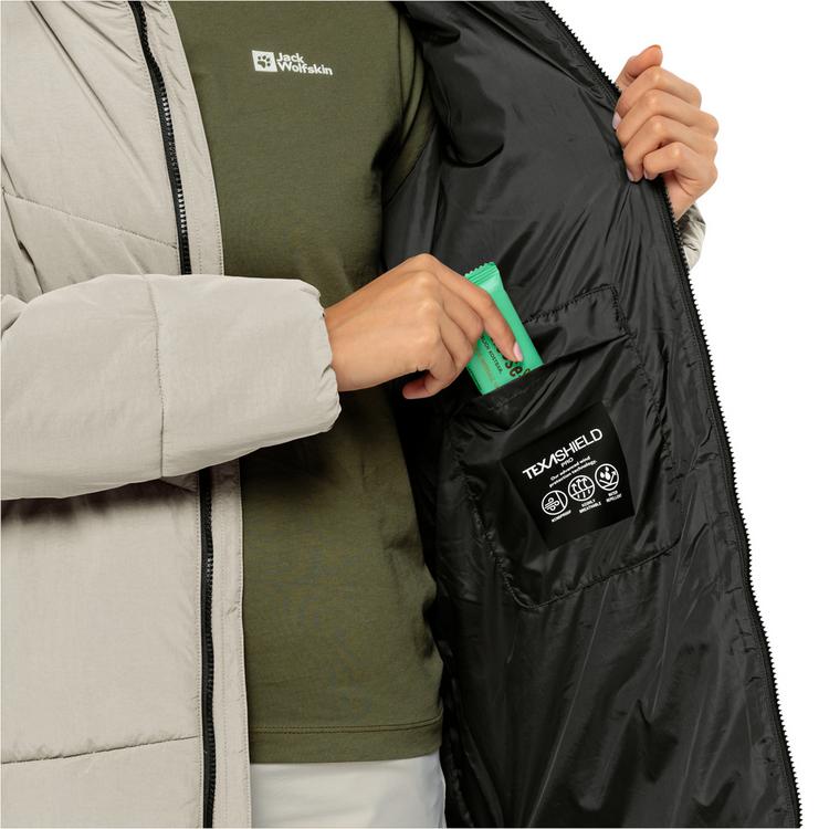 Jack Wolfskin Jack Wolfskin KAROLINGER LONG COAT W Funktionsmantel Damen - seal - 5 | SportScheck