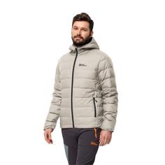 Rückansicht von Jack Wolfskin ATHER DOWN HOODY M Daunenjacke Herren seal