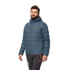 Rückansicht von Jack Wolfskin ATHER DOWN HOODY M Daunenjacke Herren midnight sky