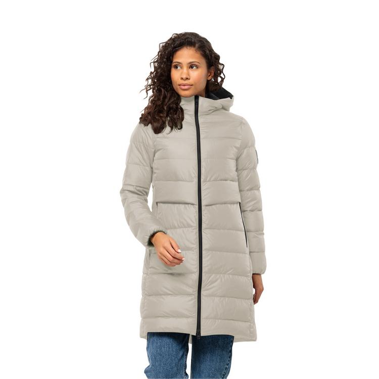 Jack Wolfskin Jack Wolfskin LENAUPLATZ COAT W Daunenmantel Damen - seal - 0 | SportScheck