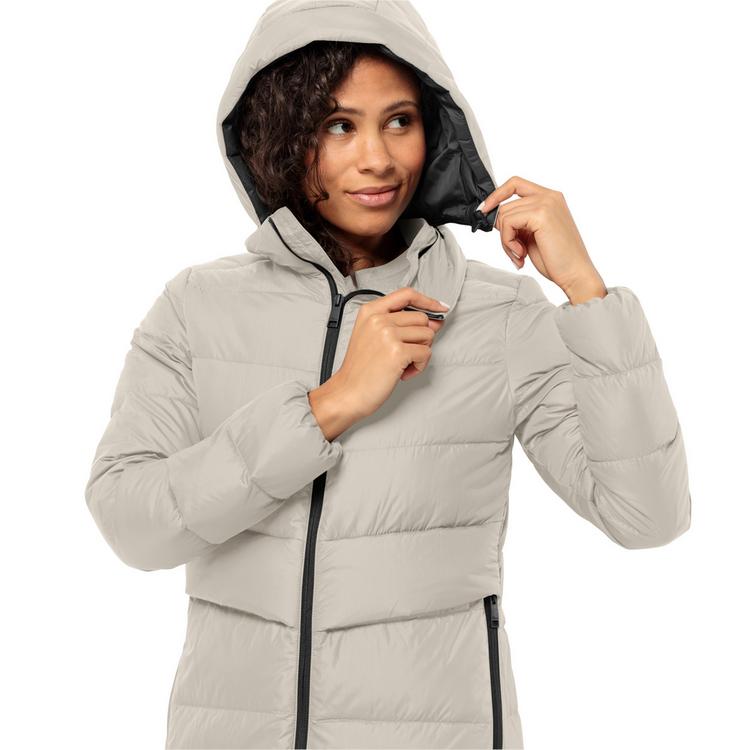 Jack Wolfskin Jack Wolfskin LENAUPLATZ COAT W Daunenmantel Damen - seal - 3 | SportScheck