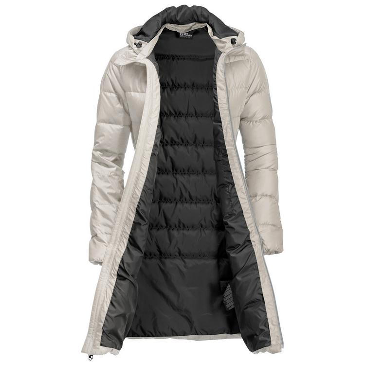 Jack Wolfskin Jack Wolfskin LENAUPLATZ COAT W Daunenmantel Damen - seal - 0 | SportScheck