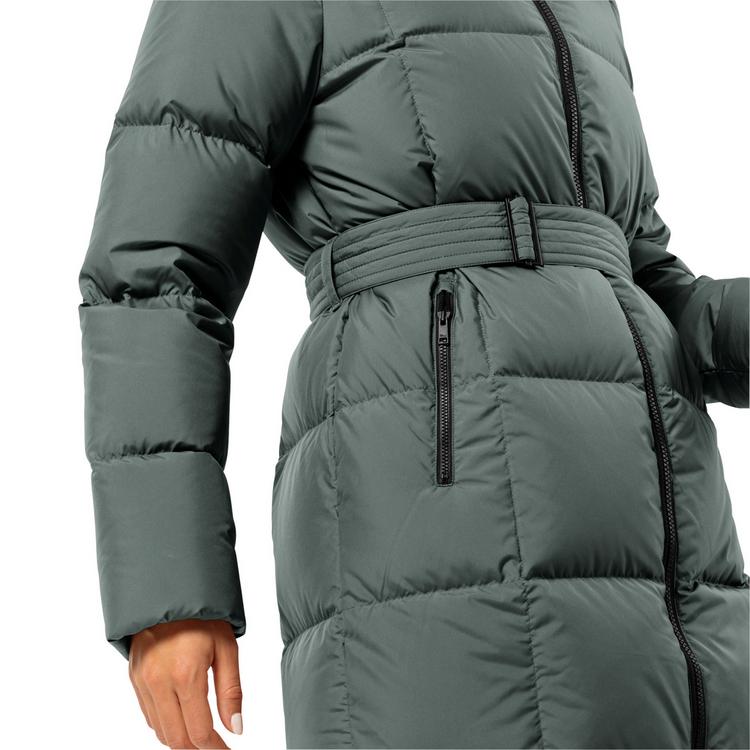 Jack Wolfskin Jack Wolfskin FROZEN LAKE COAT W Daunenmantel Damen - slate green - 3 | SportScheck