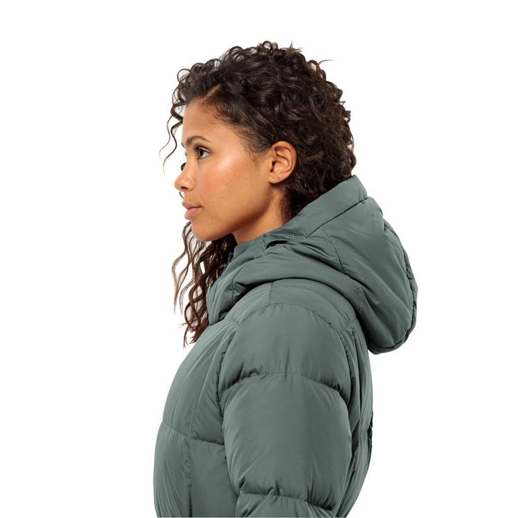 Jack Wolfskin Jack Wolfskin FROZEN LAKE COAT W Daunenmantel Damen - slate green - 4 | SportScheck