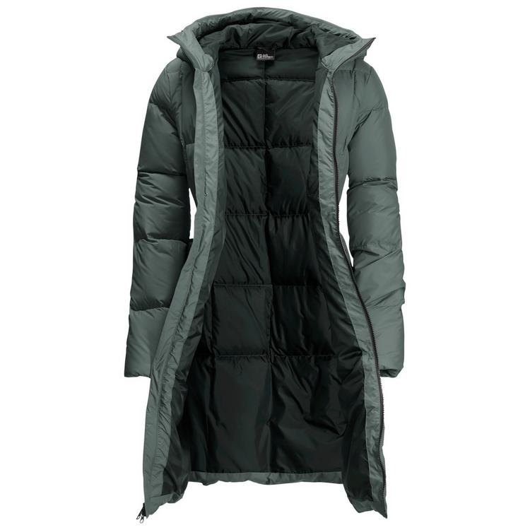 Jack Wolfskin Jack Wolfskin FROZEN LAKE COAT W Daunenmantel Damen - slate green - 0 | SportScheck