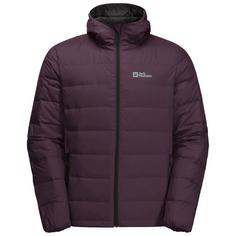 Jack Wolfskin ATHER DOWN HOODY M Daunenjacke Herren midnight plum