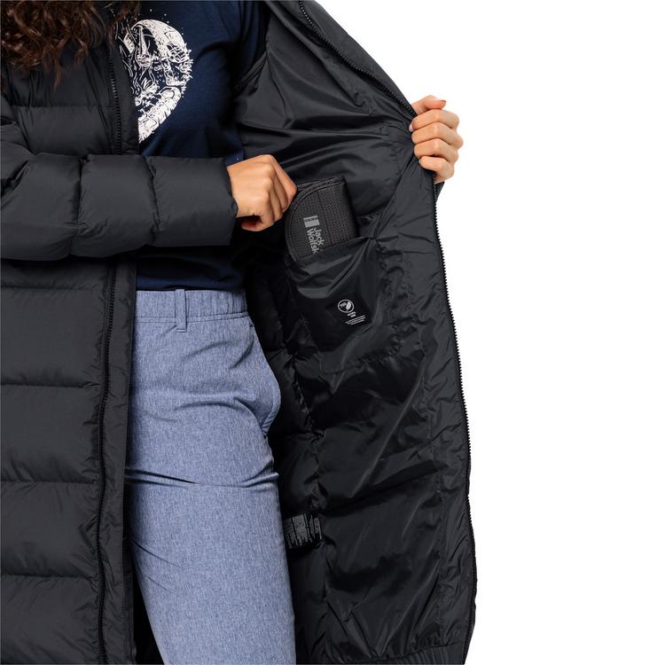 Jack Wolfskin Jack Wolfskin FROZEN PALACE COAT W Daunenmantel Damen - phantom - 4 | SportScheck